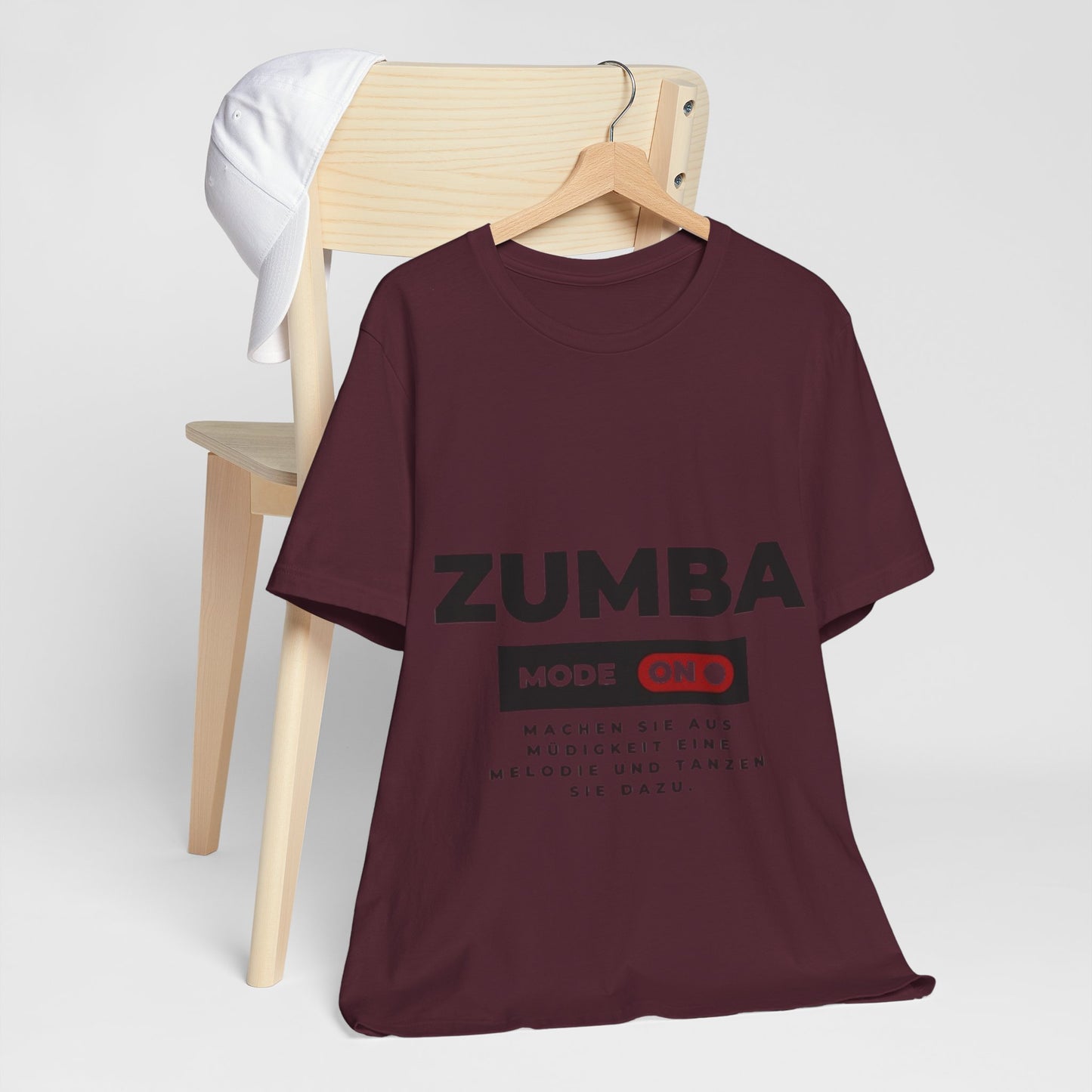 Zumba Mode On Unisex Tee, Fitness Shirt, Dance Apparel, Workout Top, Gift for Zumba Lovers, Activewear
